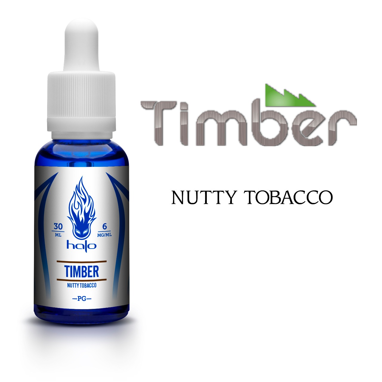 Líquido Timber - Nutty Tobacco (White Series) - Halo